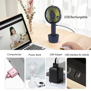 F19 Handheld Fan with Base 02